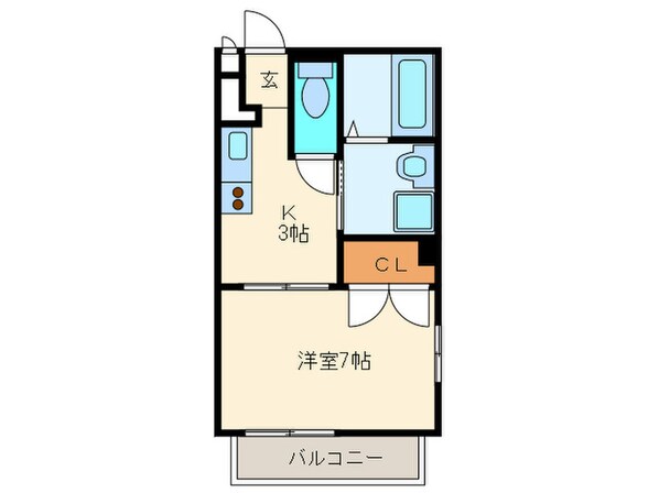 アンプルールベトンパ－クメゾンの物件間取画像